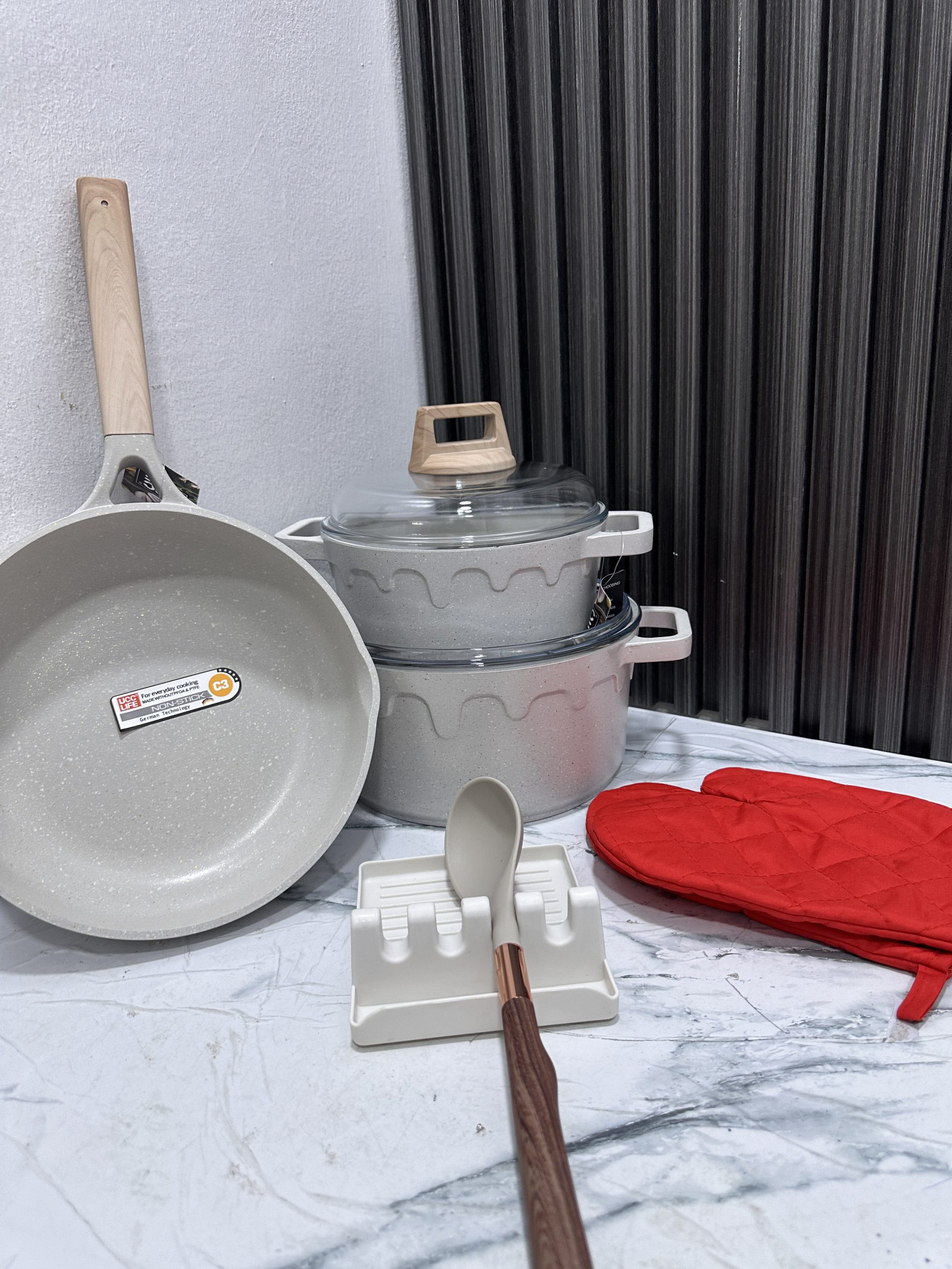 4pcs ucc life pot set + accessories