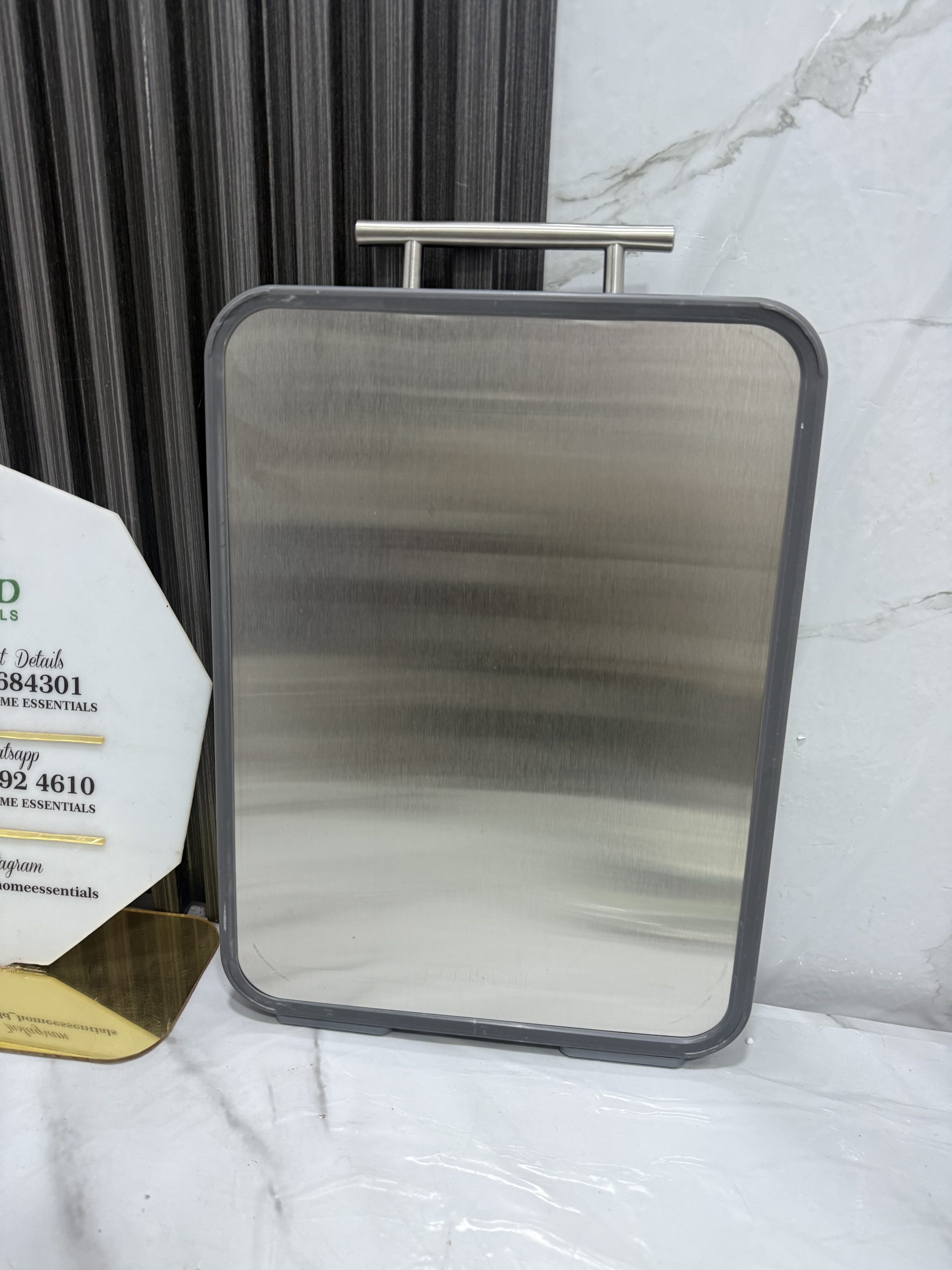 23mm stainless steel chopping board - Image 5
