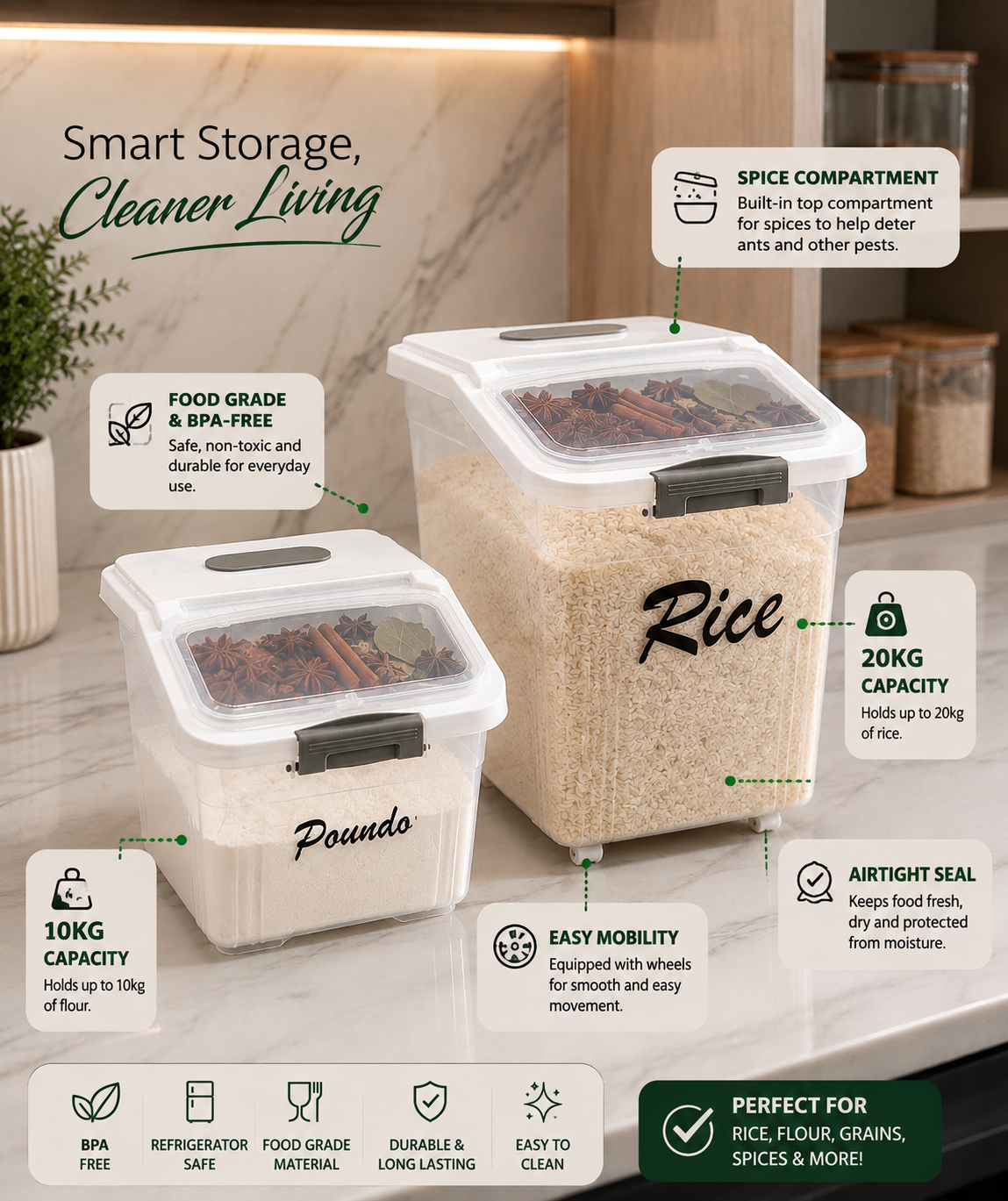 Smart storage food containers - Image 2