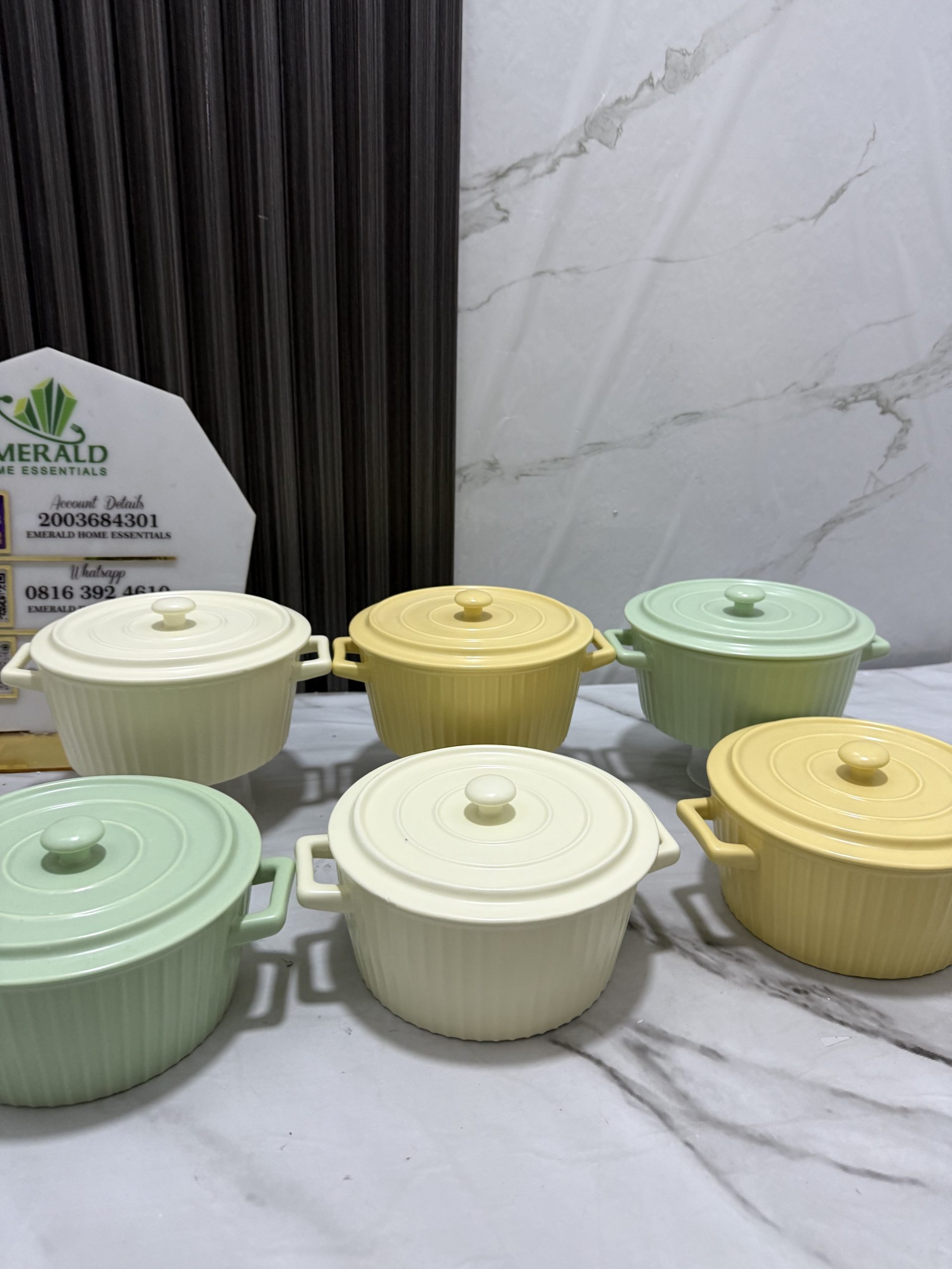 1200ml ceramic Nordic bowls - Image 3
