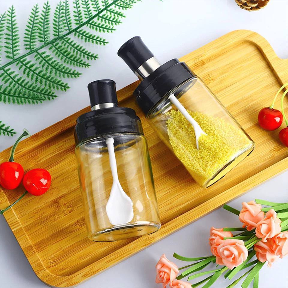 200ml glass spice container - Image 2