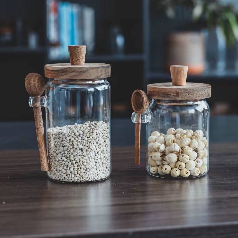 3pcs airlock storage jar with spoon set - Image 7