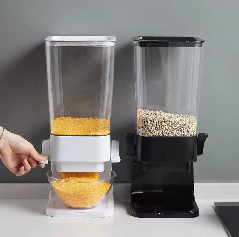 5.5L acrylic tabletop cereal dispenser