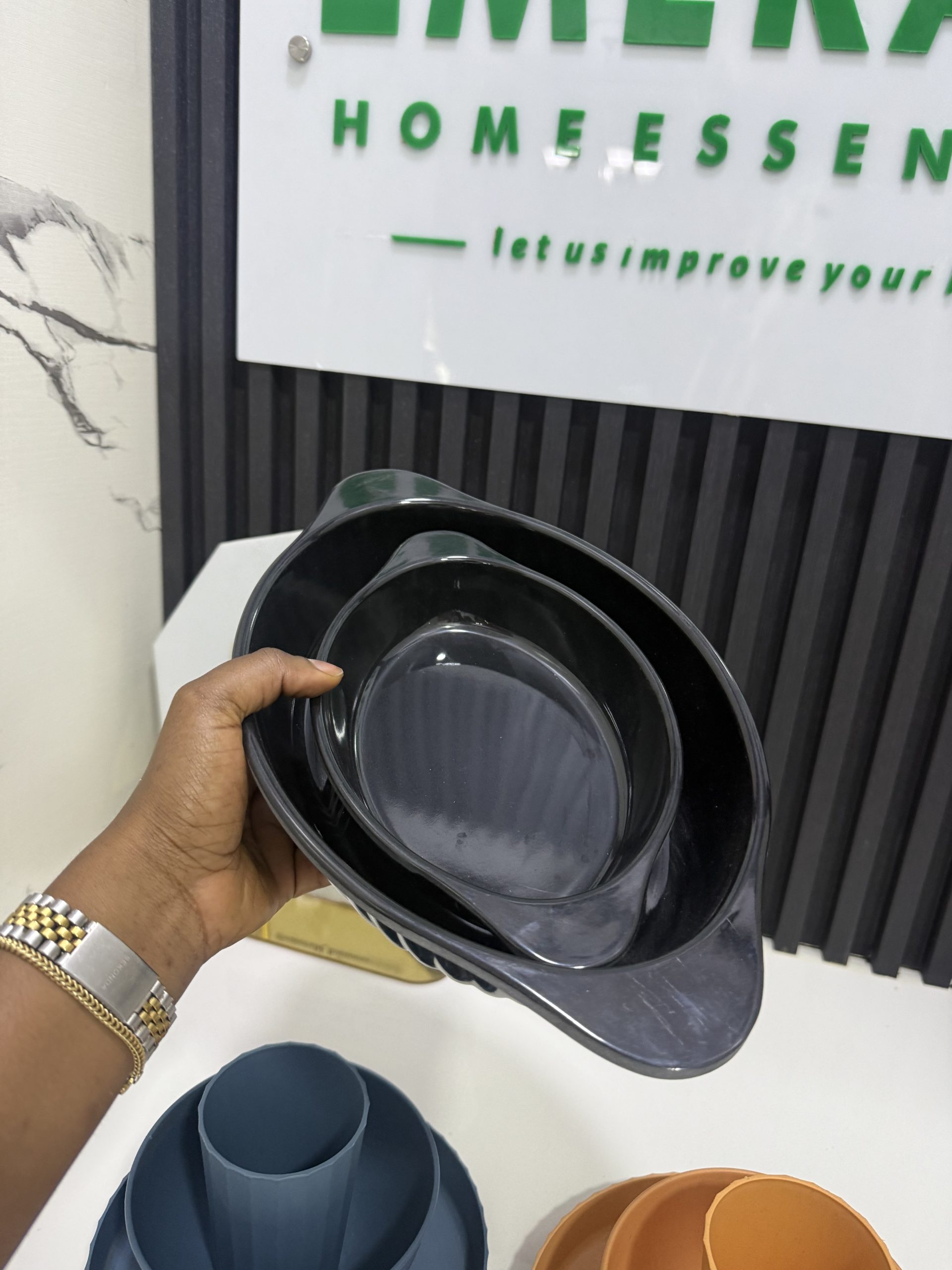 oval melamine thick plates