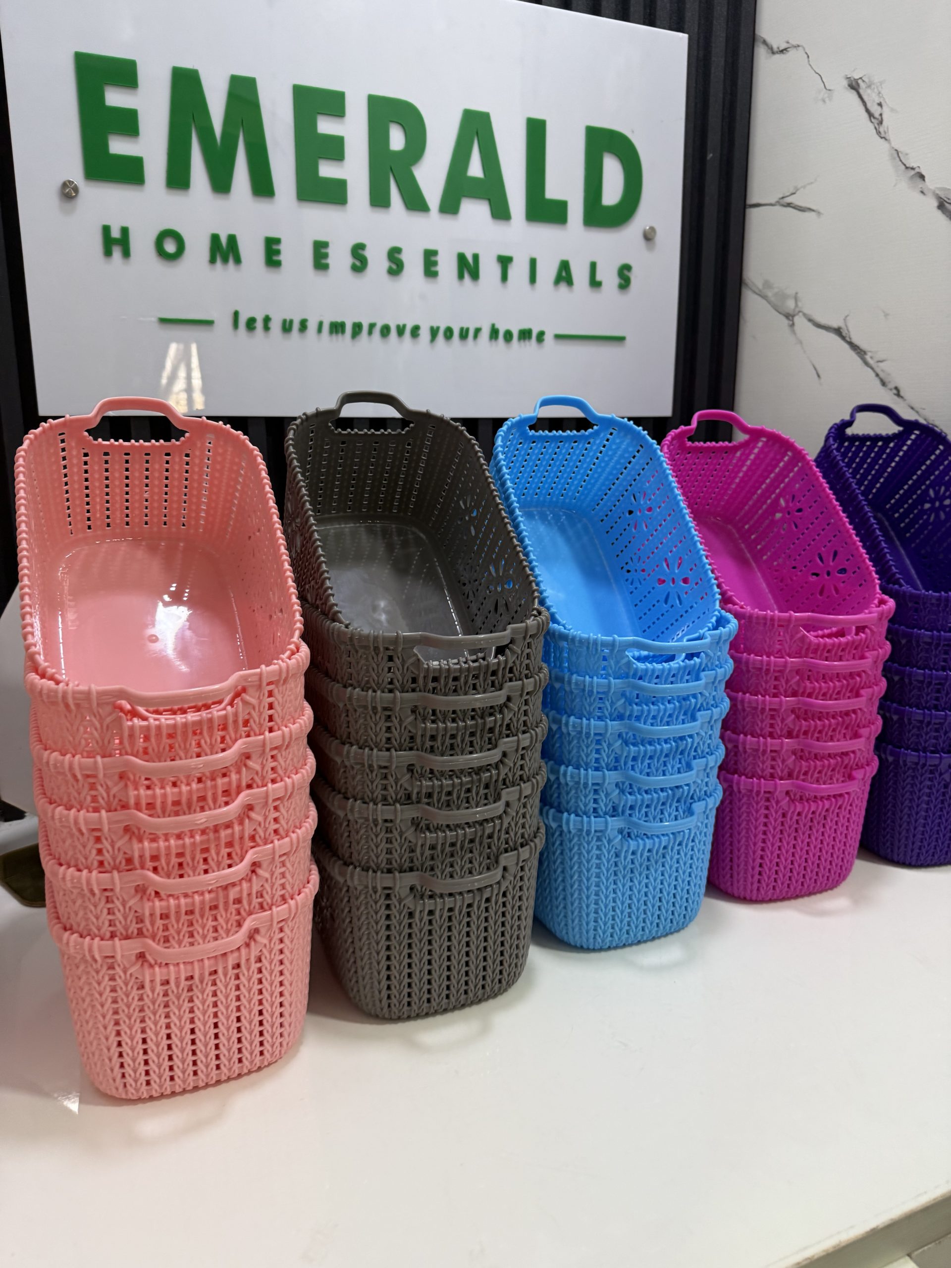Mini organizing baskets