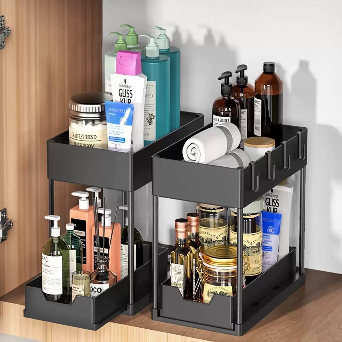 2 layer drawer rack /organizer