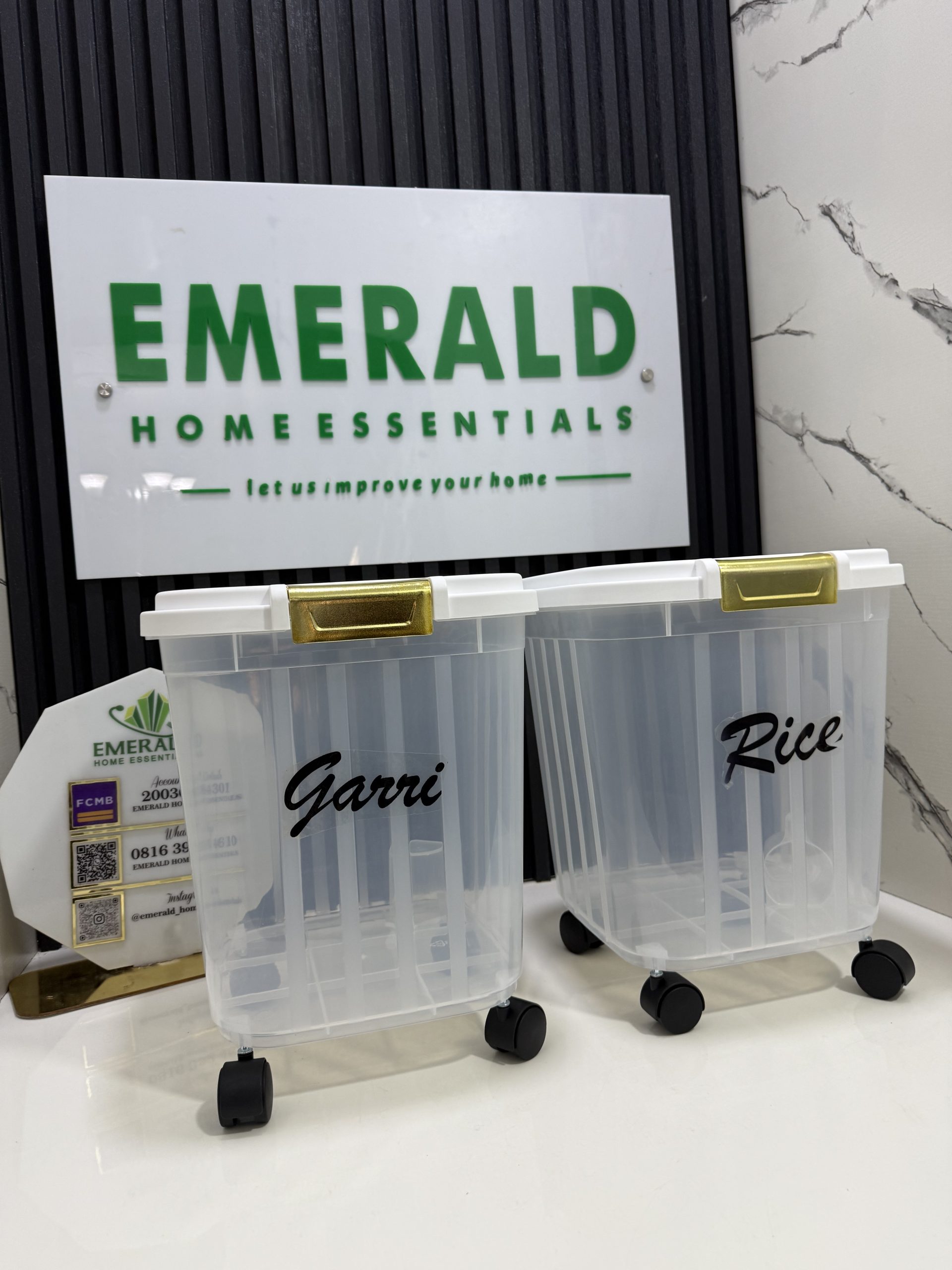 15kg food storage containers