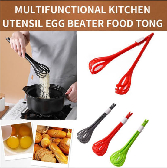 2 in 1 pasta whisk and tongs - Image 5