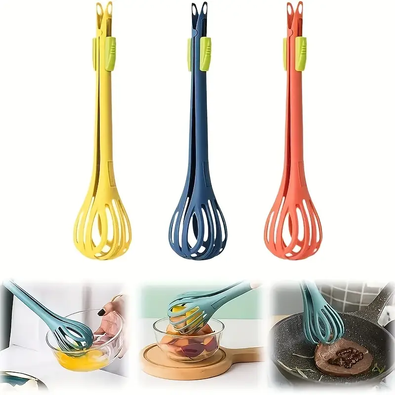 2 in 1 pasta whisk and tongs - Image 3