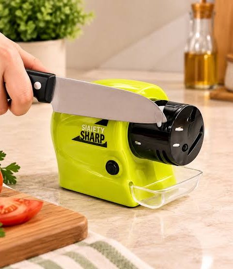 Motorized knife sharpener