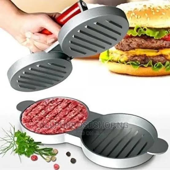 Double burger press
