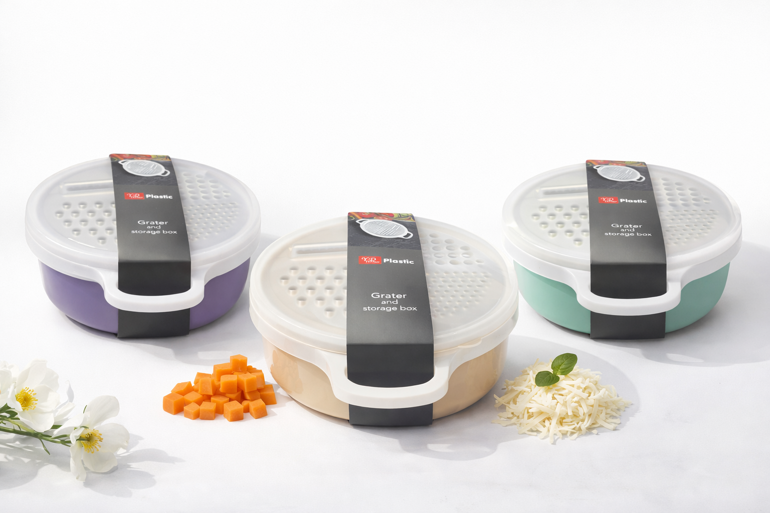 Vegetable grater with bowl