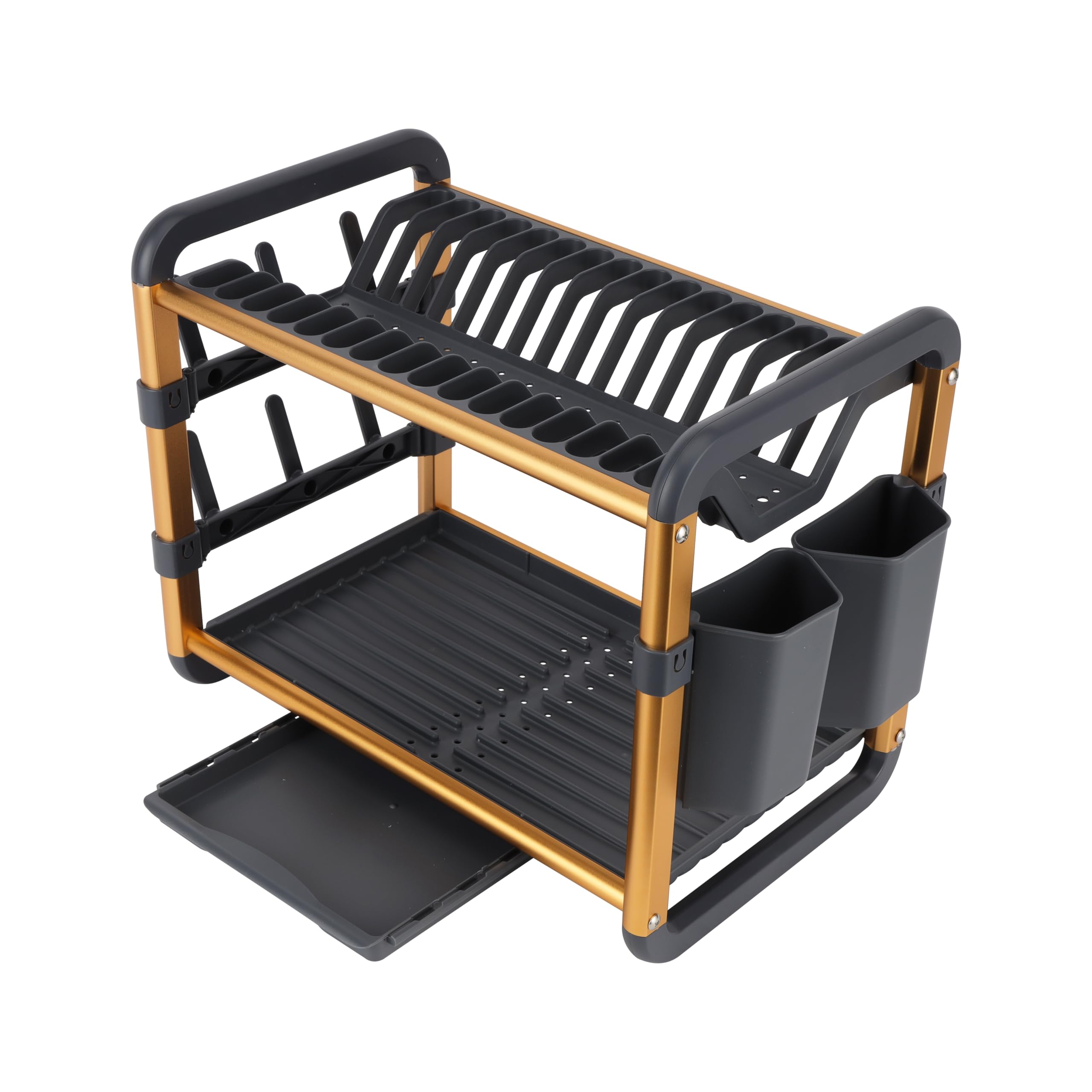 2 layer solid plate rack