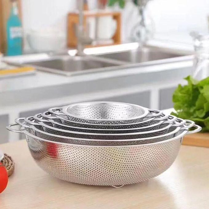 Stainless steel kitchen sieves