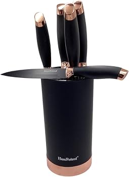 7pcs Hausroland black knife set - Image 2